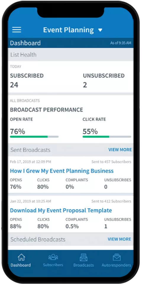 AWeber Mobile Promo