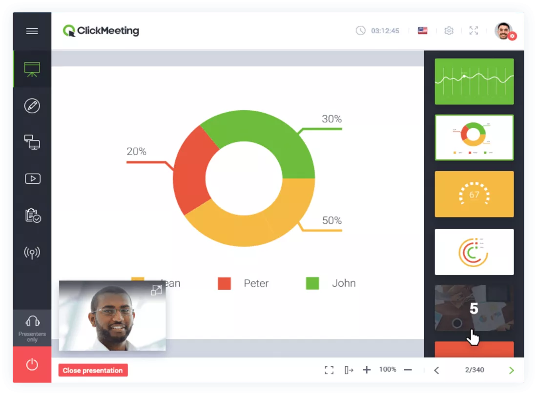 Clickmeeting desktop