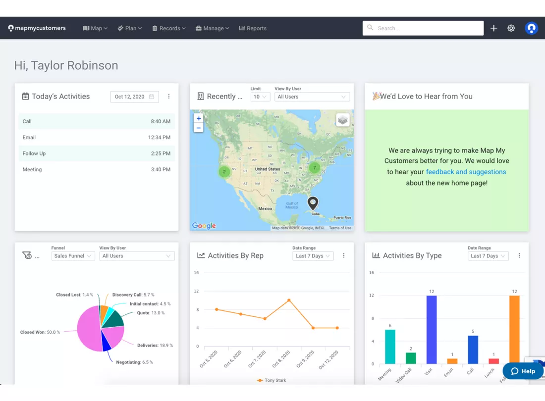 Map My Customers Desktop Promo