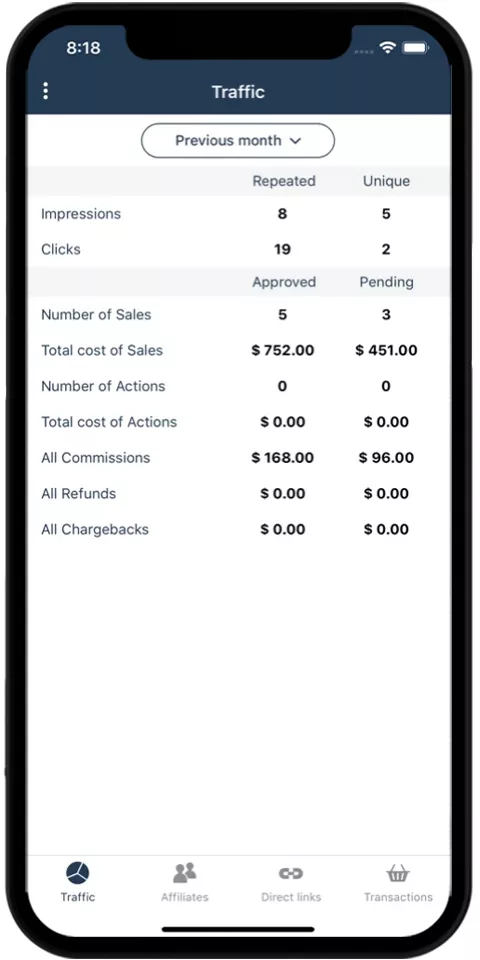 Post Affiliate Pro Mobile Promo