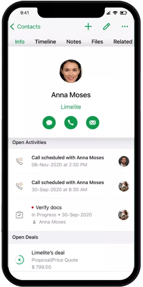 Bigin by Zoho CRM Mobile Promo