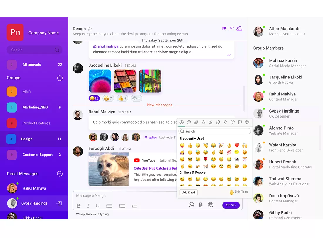 pubnub desktop view