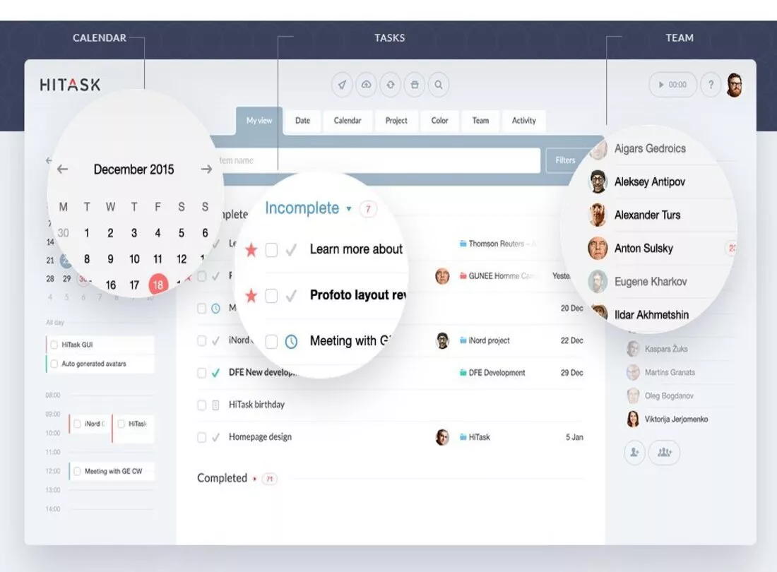 Hitask Desktop Promo