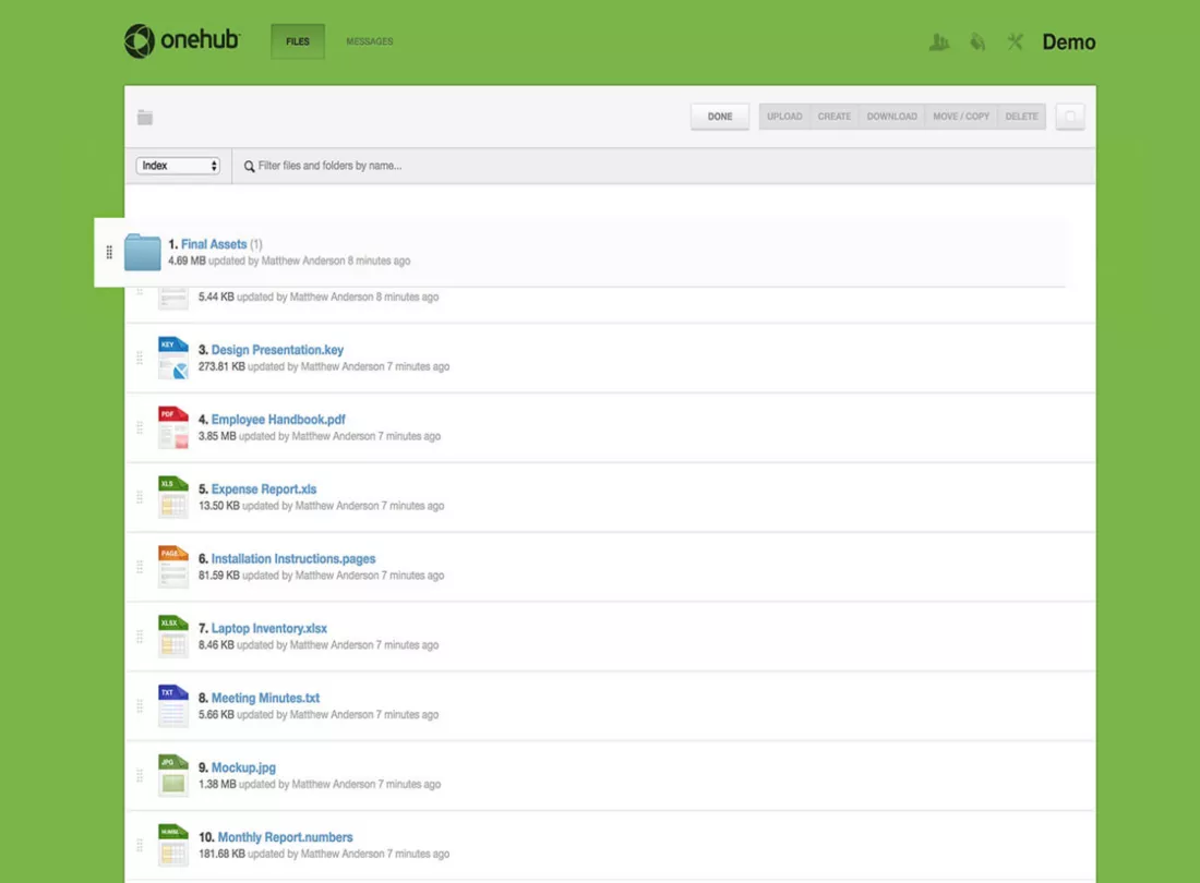 Onehub Desktop Promo