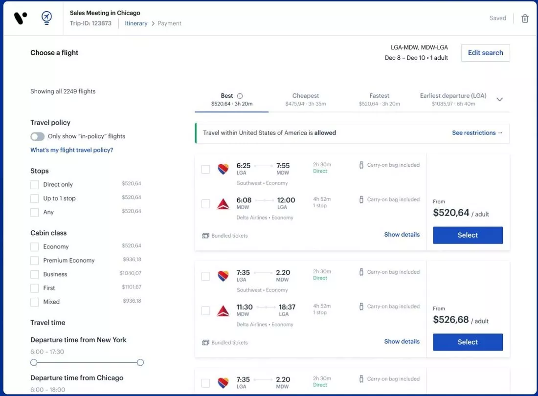 TravelPerk Desktop Promo