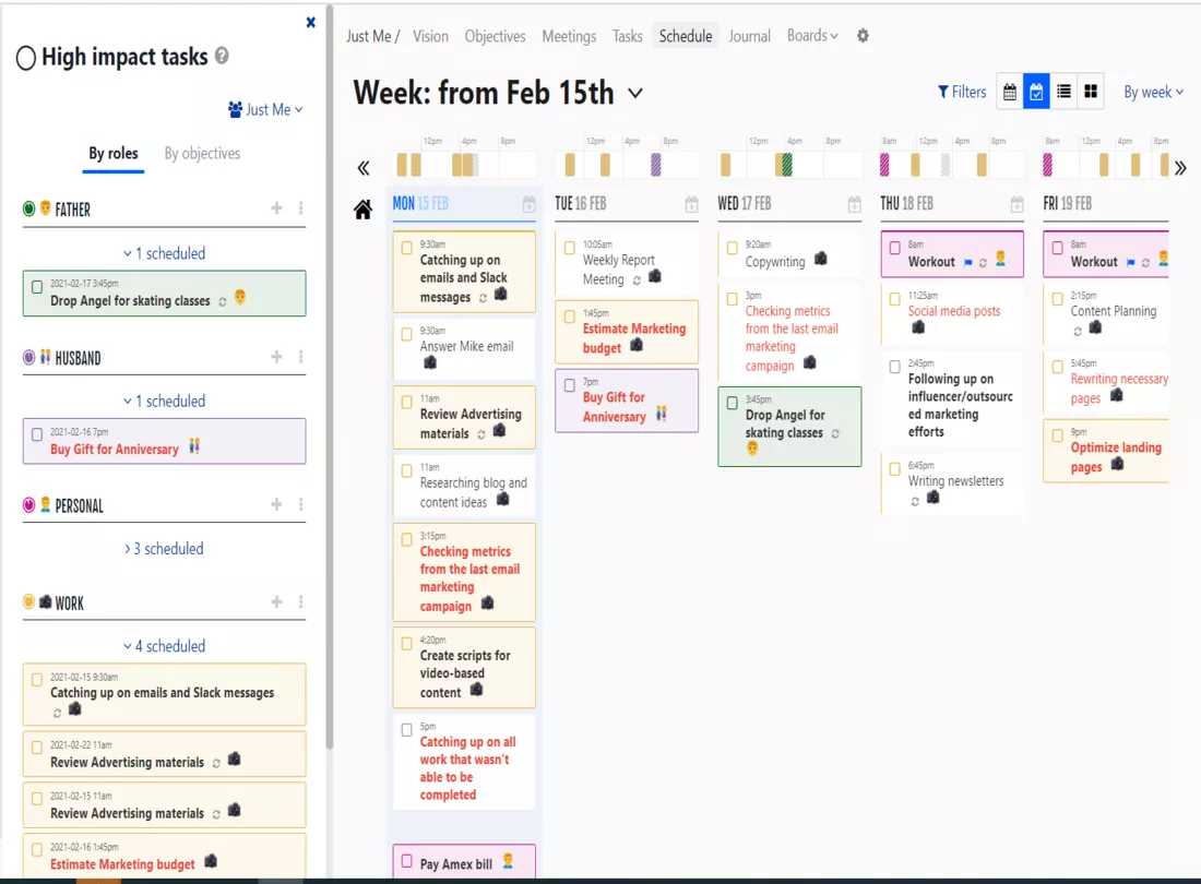 Week Plan Desktop Promo