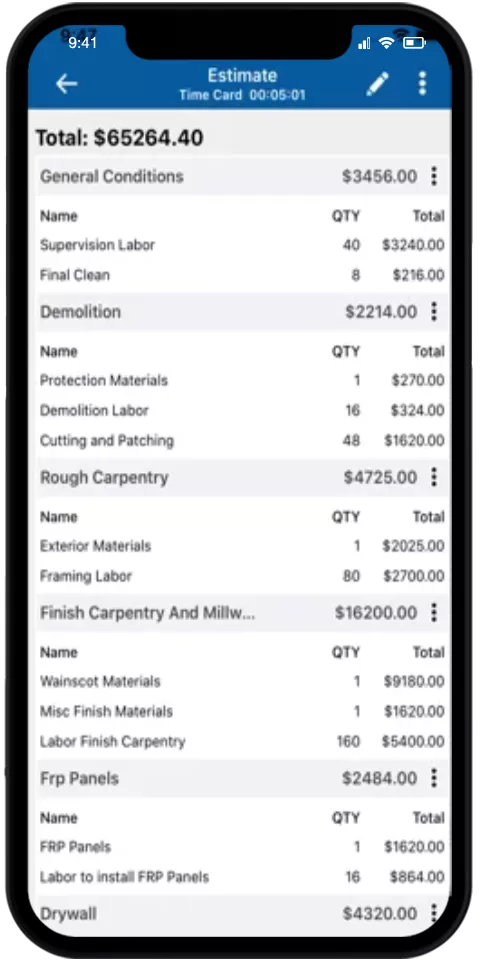 Contractor Foreman Mobile promo