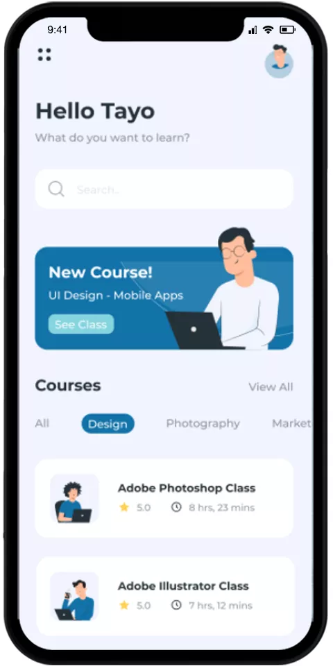 Designhill Mobile promo