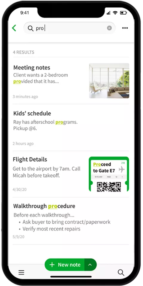 Evernote Mobile promo