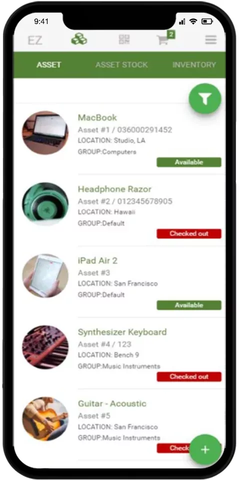 EZOfficeInventory Mobile promo