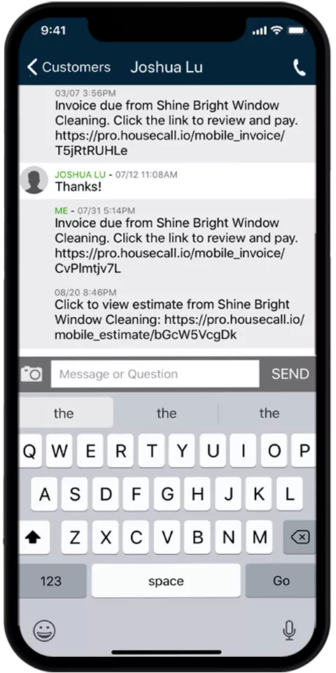 Housecall Pro Mobile Promo