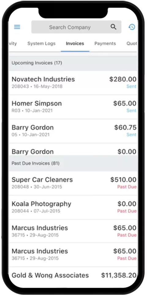 Invoice Ninja Mobile Promo