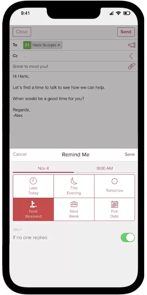 Cloze mobile view 1