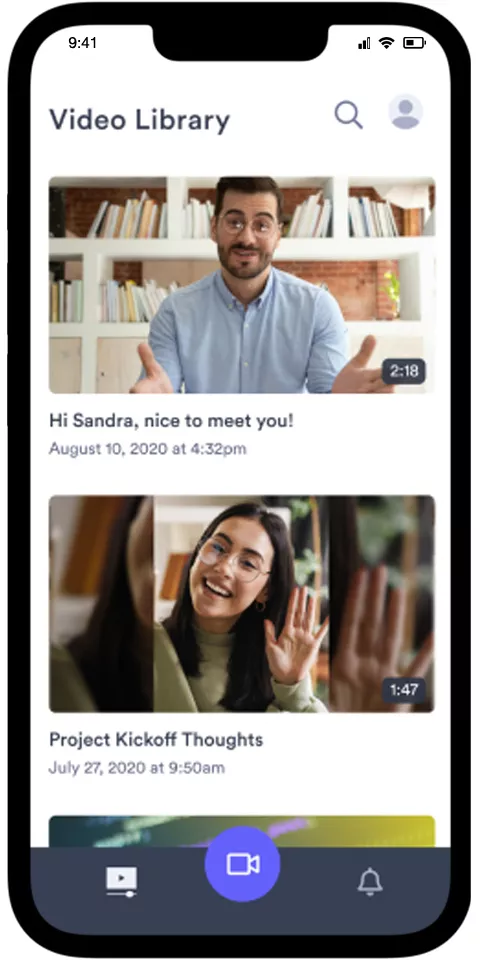 Vidyard mobile view 1