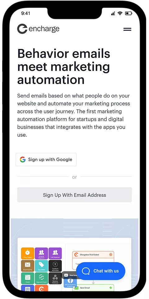 Encharge mobile view 1