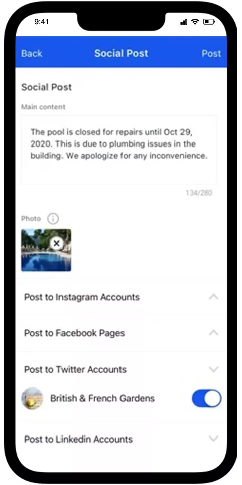 Constant Contact mobile view 1