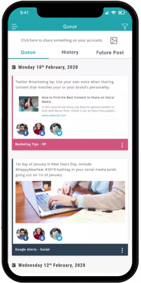 RecurPost Mobile Promo