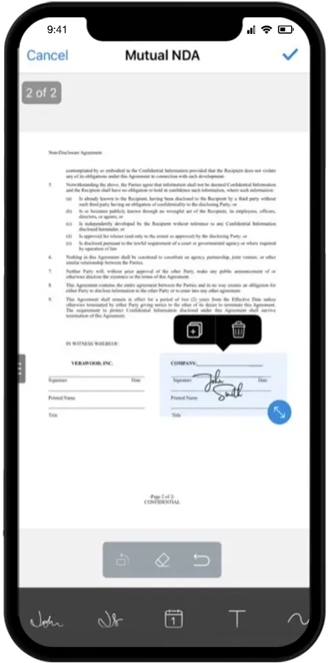 SignEasy Mobile promo