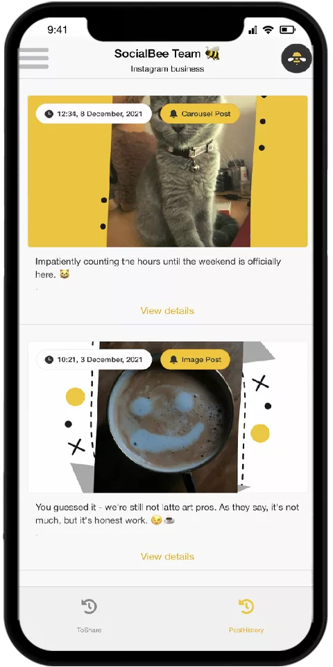 SocialBee Mobile promo