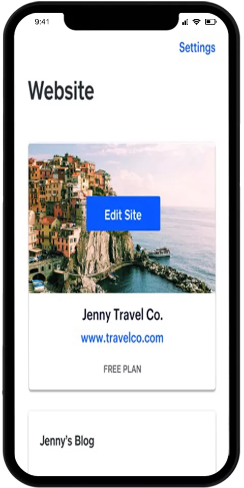 Weebly Mobile promo