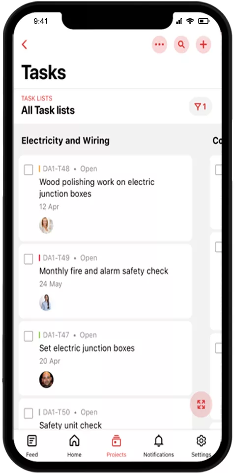 Zoho Projects Mobile promo