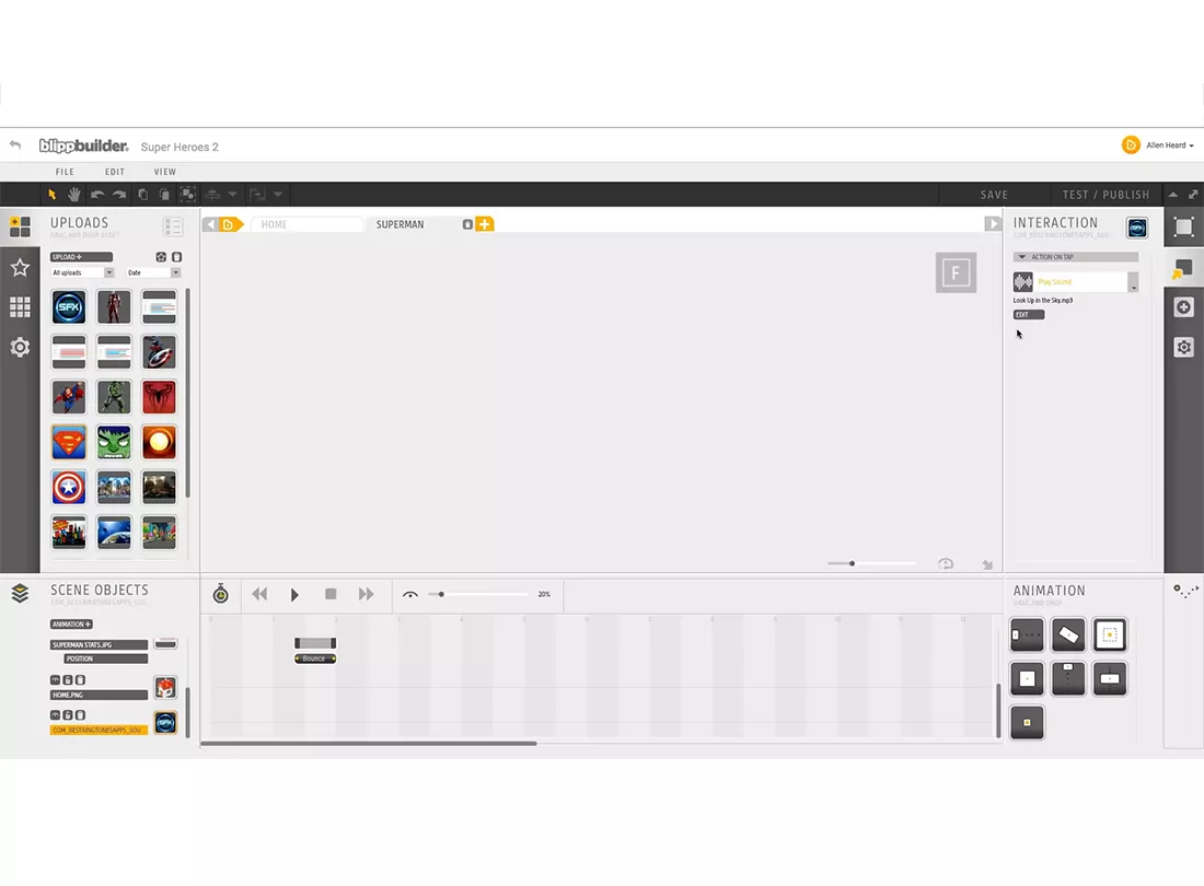 Blippar Desktop View 