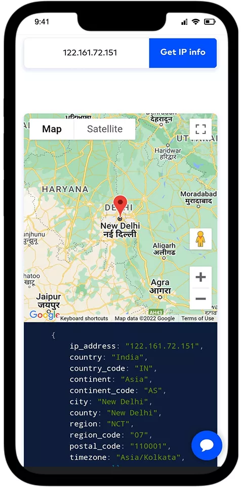 IP Find Mobile View 2