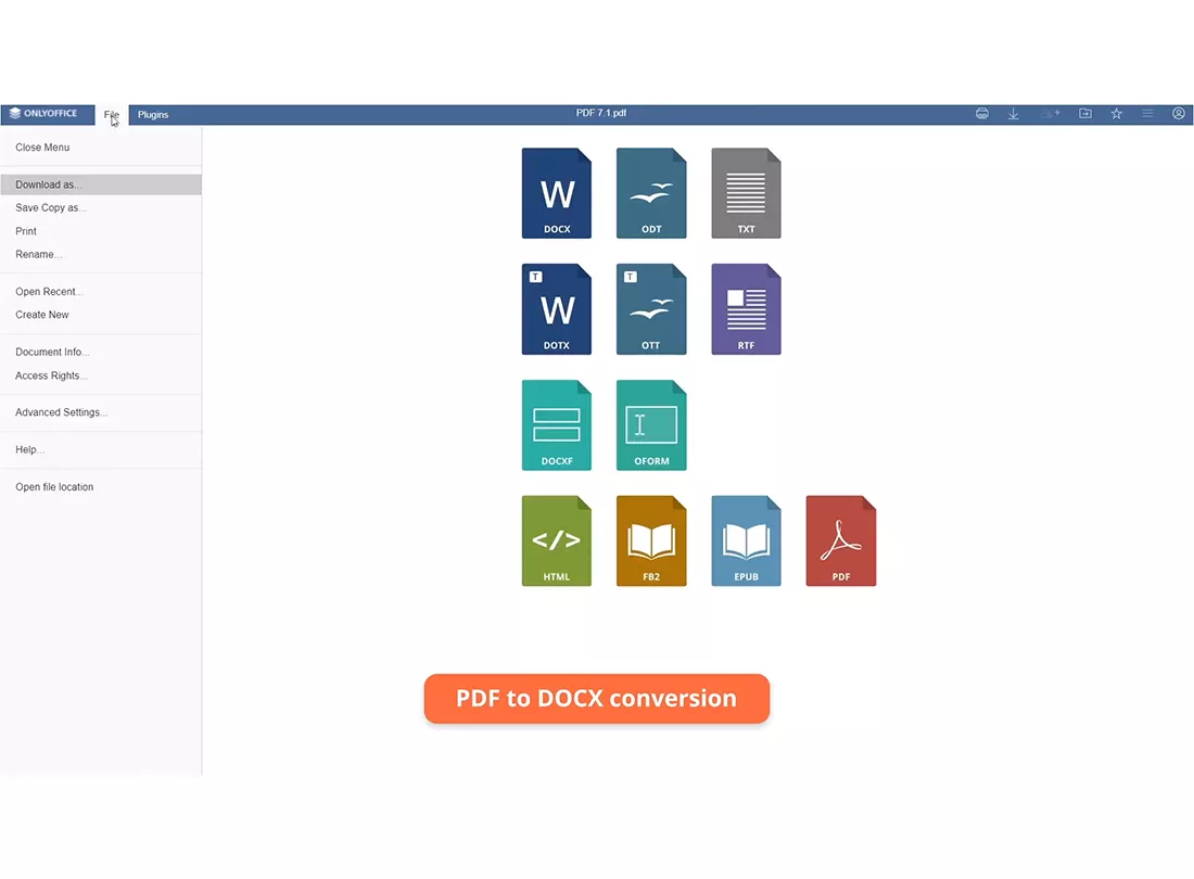 OnlyOffice Desktop View 