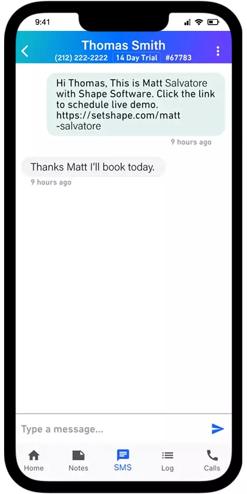 Shape Mobile View 2