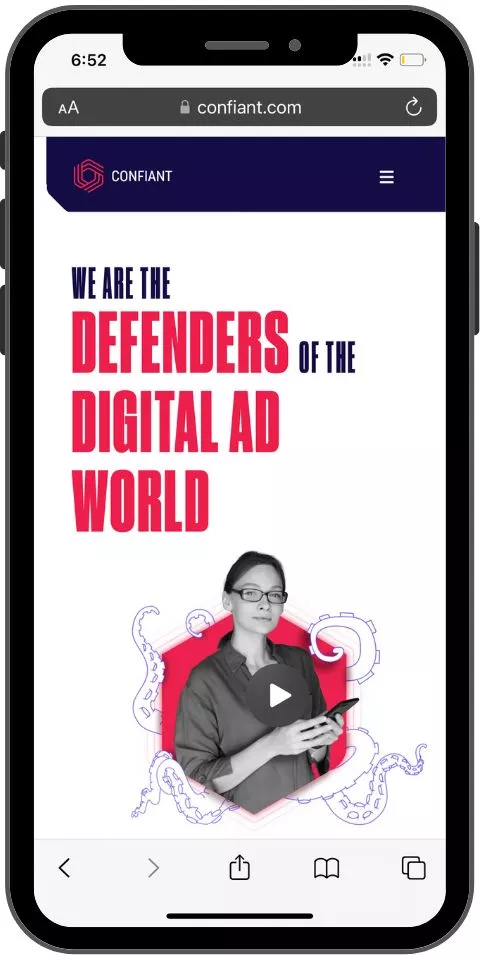 Confiant Mobile Promo