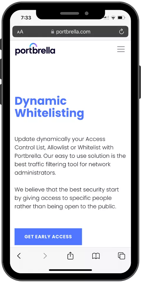 Portbrella Mobile Promo