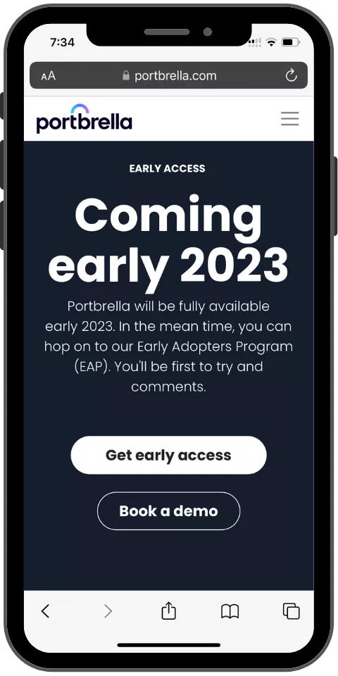 Portbrella Mobile Promo