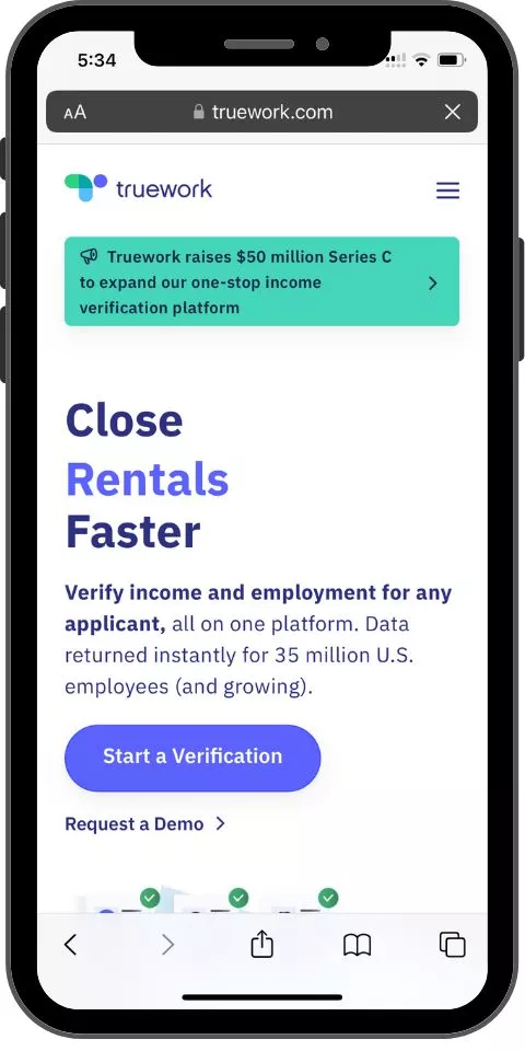 Truework Mobile Promo