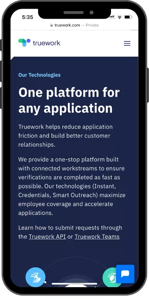 Truework Mobile Promo